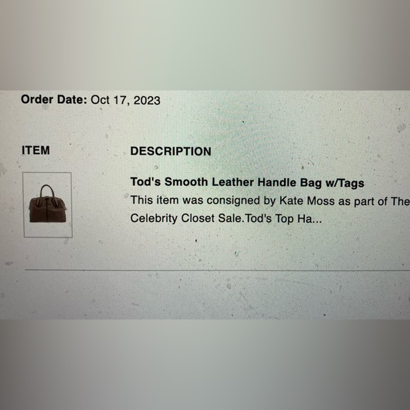 Tod’s bag - owned by Kate Moss! - Picture 9 of 9